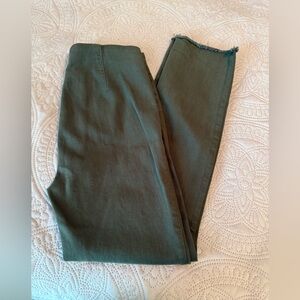 Frank & Eileen Olive Green Straight-Leg Jeans